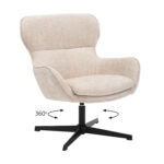 Πολυθρόνα Margo μπεζ - Image 2
