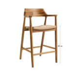Σκαμπό AXEL 65 φυσικό - Image 3
