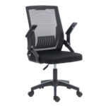 ΚΑΡΕΚΛΑ ΓΡΑΦΕΙΟΥ ZENITH HM1225.01 PP & MESH ΥΦΑΣΜΑ--ΜΑΥΡΟ 60x60x92-100Υεκ - Image 7