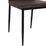 ΚΑΡΕΚΛΑ ΤΡΑΠΕΖΑΡΙΑΣ PERKY HM18347.03 ΚΑΦΕ ΥΦΑΣΜΑ-ΜΕΤΑΛ. ΠΟΔΙΑ ΜΑΥΡΑ 44x60x87Υεκ - Image 9