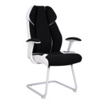 ΠΟΛΥΘΡΟΝΑ ZAHARA HM1102.02 ΣΕ ΧΡΩΜΑ ΜΑΥΡΟ ΜΕ ΑΣΠΡΟ 66,5x63x108cm - Image 3