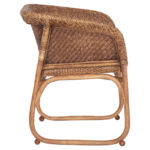 ΠΟΛΥΘΡΟΝΑ ΕΣΩΤ.ΧΩΡΩΝ TUCKET HM9958.02 ΦΥΣΙΚΟ RATTAN-ΚΑΡΥΔΙ ΧΡΩΜΑ 63x60x77Υεκ - Image 4
