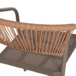 ΠΟΛΥΘΡΟΝΑ HOMAN HM6430.04 ΣΑΜΠΑΝΙ ΜΕΤΑΛΛΟ & TEXTILENE--ΜΠΕΖ P.E.RATTAN 53x58x75Υεκ - Image 10