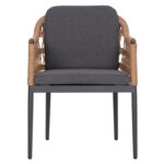 ΠΟΛΥΘΡΟΝΑ BOXER HM6556.01 ΑΛΟΥΜΙΝΙΟ & OLEFIN ΓΚΡΙ-TWIST WICKER 58x60x80Yεκ - Image 6