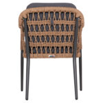 ΠΟΛΥΘΡΟΝΑ BOXER HM6556.01 ΑΛΟΥΜΙΝΙΟ & OLEFIN ΓΚΡΙ-TWIST WICKER 58x60x80Yεκ - Image 9