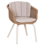 ΠΟΛΥΘΡΟΝΑ VICTUS HM6559.02 ΑΛΟΥΜΙΝΙΟ & OLEFIN ΜΠΕΖ-TWIST WICKER 60x62x76Yεκ - Image 2