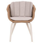 ΠΟΛΥΘΡΟΝΑ VICTUS HM6559.02 ΑΛΟΥΜΙΝΙΟ & OLEFIN ΜΠΕΖ-TWIST WICKER 60x62x76Yεκ - Image 4