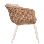 ΠΟΛΥΘΡΟΝΑ VICTUS HM6559.02 ΑΛΟΥΜΙΝΙΟ & OLEFIN ΜΠΕΖ-TWIST WICKER 60x62x76Yεκ - Image 5