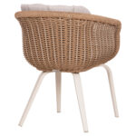 ΠΟΛΥΘΡΟΝΑ VICTUS HM6559.02 ΑΛΟΥΜΙΝΙΟ & OLEFIN ΜΠΕΖ-TWIST WICKER 60x62x76Yεκ - Image 6