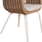 ΠΟΛΥΘΡΟΝΑ VICTUS HM6559.02 ΑΛΟΥΜΙΝΙΟ & OLEFIN ΜΠΕΖ-TWIST WICKER 60x62x76Yεκ - Image 10