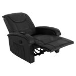 ΠΟΛΥΘΡΟΝΑ RELAX ΜΕ ΜΗΧΑΝΙΣΜΟ MASSAGE ROCCA HM0026.02 PU ΕΚΡΟΥ 80x96x97 εκ. - Image 8