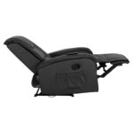 ΠΟΛΥΘΡΟΝΑ RELAX ΜΕ ΜΗΧΑΝΙΣΜΟ MASSAGE ROCCA HM0026.02 PU ΕΚΡΟΥ 80x96x97 εκ. - Image 10