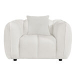 ΣΕΤ ΚΑΝΑΠΕΣ ΓΩΝΙΑ (ΑΡΙΣΤΕΡΗ)-ΠΟΛΥΘΡΟΝΑ LOUNGE LYKKE HM10820.02L ΕΚΡΟΥ ΥΦΑΣΜΑ - Image 4