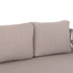 ΣΕΤ ΣΑΛΟΝΙ 4ΤΜΧ MAHAL HM6424.02 ΚΡΕΜ ΑΛΟΥΜΙΝΙΟ--ΜΠΕΖ OLEFIN & ΣΧΟΙΝΙ STRAP - Image 8