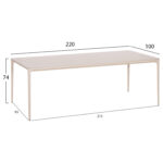 ΣΕΤ ΤΡΑΠΕΖΑΡΙΑΣ 9ΤΜΧ STAD HM10865.02 ΜΠΕΖ ΑΛΟΥΜ.& OLEFIN-ΛΕΥΚΟ SINTERED STONE TOP - Image 3