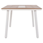ΤΡΑΠΕΖΙ ΑΛΟΥΜΙΝΙΟΥ TABER HM5131.11 ΛΕΥΚΟ ΜΕ POLYWOOD TOP 200x100x75Υεκ - Image 6