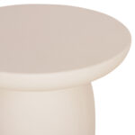 ΤΡΑΠΕΖΙ ΒΟΗΘΗΤΙΚΟ ΣΤΡΟΓΓΥΛΟ HIKARI HM6593.02 ΜΠΕΖ FIBER CEMENT Φ46x48Υεκ. - Image 7