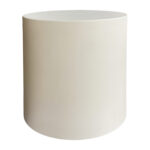 ΤΡΑΠΕΖΙ ΒΟΗΘΗΤΙΚΟ ΣΤΡΟΓΓΥΛΟ KYOKO HM6592.02 ΜΠΕΖ FIBER CEMENT Φ40x43Υεκ.