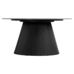 ΤΡΑΠΕΖΙ ΣΑΛΟΝΙΟΥ DUNCAN HM18022.01 ΚΕΡΑΜΙΚΟ TOP-MDF ΒΑΣΗ-ΜΑΥΡΟ Φ80x41Υεκ. - Image 4