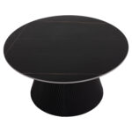 ΤΡΑΠΕΖΙ ΣΑΛΟΝΙΟΥ DUNCAN HM18022.01 ΚΕΡΑΜΙΚΟ TOP-MDF ΒΑΣΗ-ΜΑΥΡΟ Φ80x41Υεκ. - Image 5