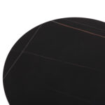 ΤΡΑΠΕΖΙ ΣΑΛΟΝΙΟΥ DUNCAN HM18022.01 ΚΕΡΑΜΙΚΟ TOP-MDF ΒΑΣΗ-ΜΑΥΡΟ Φ80x41Υεκ. - Image 6