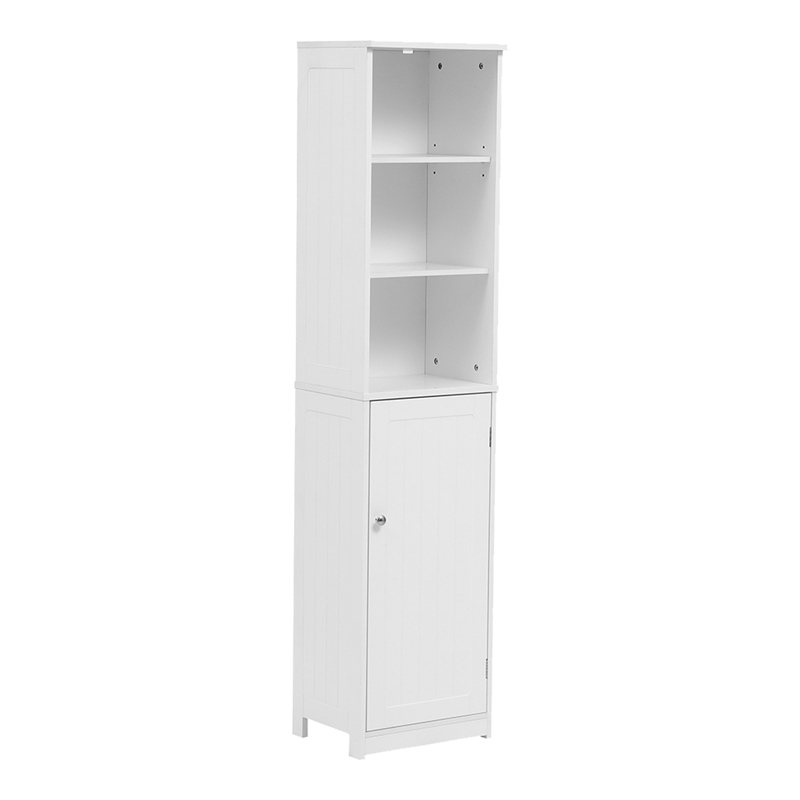 370-000031 Ντουλάπι-στήλη Desilia pakoworld mdf λευκό 37x30x160εκ - Image 1