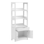 Ντουλάπι-στήλη Sejo pakoworld mdf λευκό 60x32.5x154εκ - Image 2