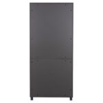 ΒΙΒΛΙΟΘΗΚΗ ΓΡΑΦΕΙΟΥ MAVIX HM2160 ΜΕΛΑΜΙΝΗ ΓΚΡΙ-ΚΑΡΥΔΙ 80Χ40Χ180Υεκ. - Image 6
