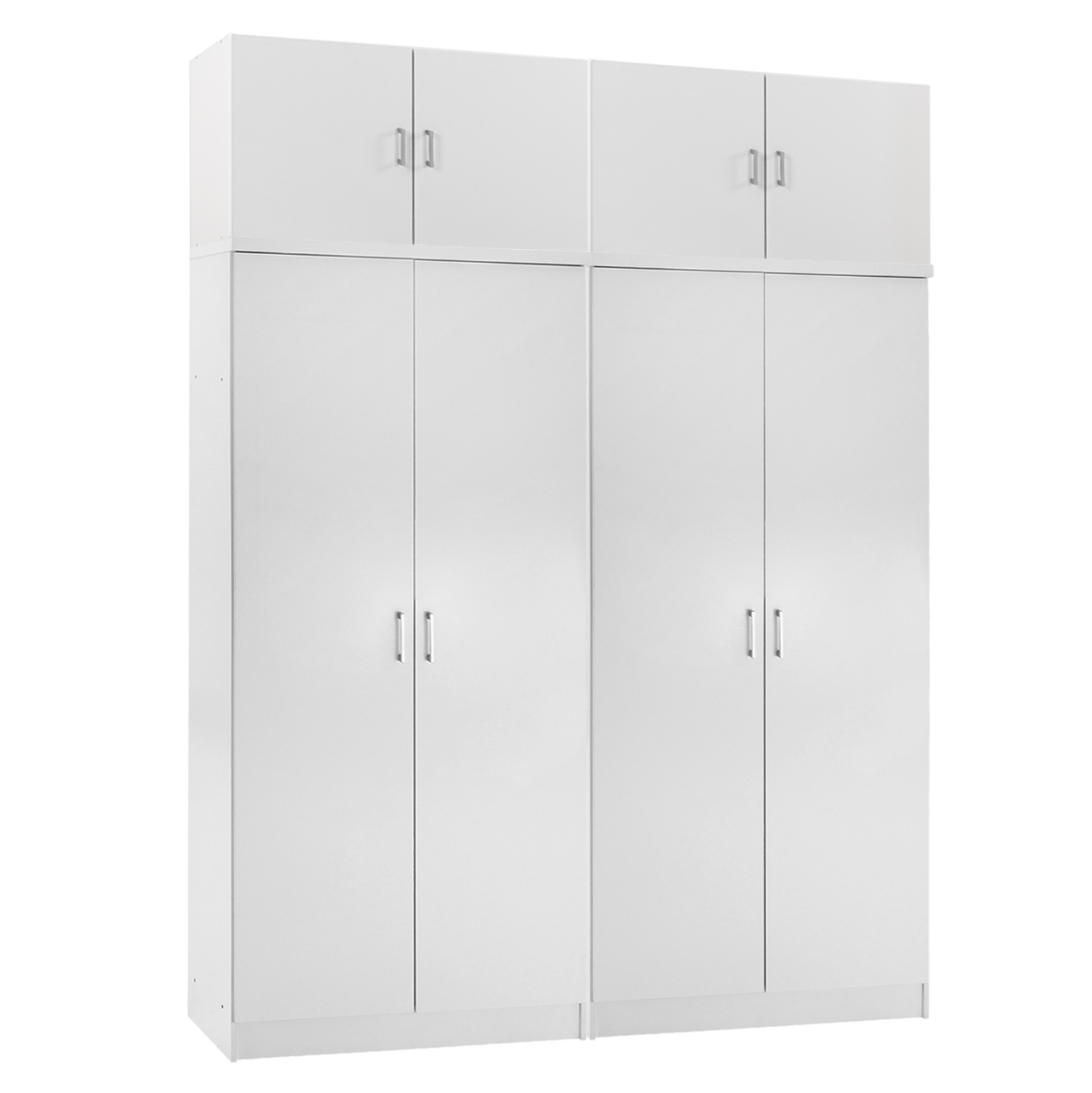 set-2-ntoylapes-2fylles-me-pataria-fb911 ΣΕΤ 2 ΝΤΟΥΛΑΠΕΣ 2ΦΥΛΛΕΣ ΜΕ ΠΑΤΑΡΙΑ JENNA HM11353.05 ΜΕΛΑΜΙΝΗ ΣΕ ΛΕΥΚΟ 160x43x240Υεκ - Image 1