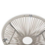 ΣΕΤ ΕΞΩΤΕΡΙΚΟΥ ΧΩΡΟΥ 3ΤΜΧ ACAPULCO HM11861.03 P.E.RATTAN ΕΚΡΟΥ-ΜΕΤΑΛΛΟ ΣΕ ΜΑΥΡΟ - Image 9