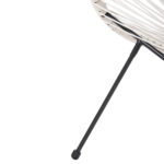 ΣΕΤ ΕΞΩΤΕΡΙΚΟΥ ΧΩΡΟΥ 3ΤΜΧ ACAPULCO HM11861.12 P.E.RATTAN ΛΕΥΚΟ-ΜΕΤΑΛΛΟ ΣΕ ΜΑΥΡΟ - Image 7