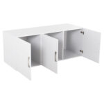 ΣΕΤ ΚΡΕΒΑΤΟΚΑΜΑΡΑΣ 6ΤΜΧ CARLY HM10884.05 ΜΕΛΑΜΙΝΗ ΛΕΥΚΗ-ΥΦΑΣΜΑ ΓΚΡΙ - Image 8