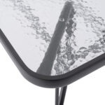 ΣΕΤ ΤΡΑΠΕΖΑΡΙΑΣ 5ΤΜΧ ADAM HM10859.01 ΚΑΡΕΚΛΕΣ ΜΕΤΑΛΛΙΚΕΣ & ΤΡΑΠΕΖΙ 120x70εκ ΓΚΡΙ - Image 5