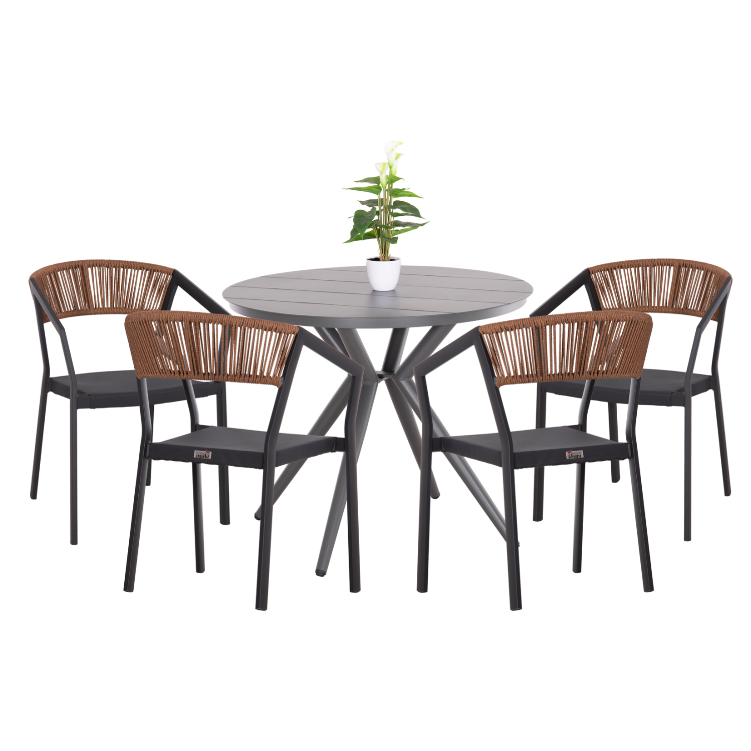 set-trapezarias-exchoroy-5tmch-fb9108360 ΣΕΤ ΤΡΑΠΕΖΑΡΙΑΣ ΕΞ.ΧΩΡΟΥ 5ΤΜΧ HIGER HM10836.01 ΑΛΟΥΜΙΝΙΟ & TEXTILENE--ΓΚΡΙ - Image 1