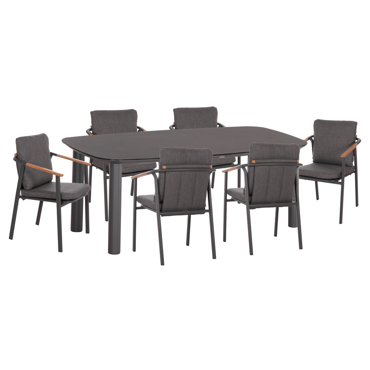 set-trapezarias-exchoroy-7tmch-fb9109080 ΣΕΤ ΤΡΑΠΕΖΑΡΙΑΣ ΕΞ.ΧΩΡΟΥ 7ΤΜΧ SENTI HM10908.01 ΑΛΟΥΜΙΝΙΟ & OLEFIN ΜΑΞΙΛΑΡΙΑ-- ΓΚΡΙ - Image 1